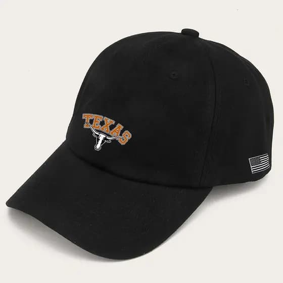Boné masculino baseball Texas Touro bone preto original Tribos