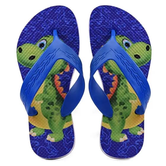 Chinelo Infantil Menino Dinossauro Super Confortável e Leve Lançamento
