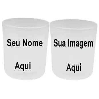 Copo jateado de Whisky personalizado vidro 250 ml Dia dos Pais