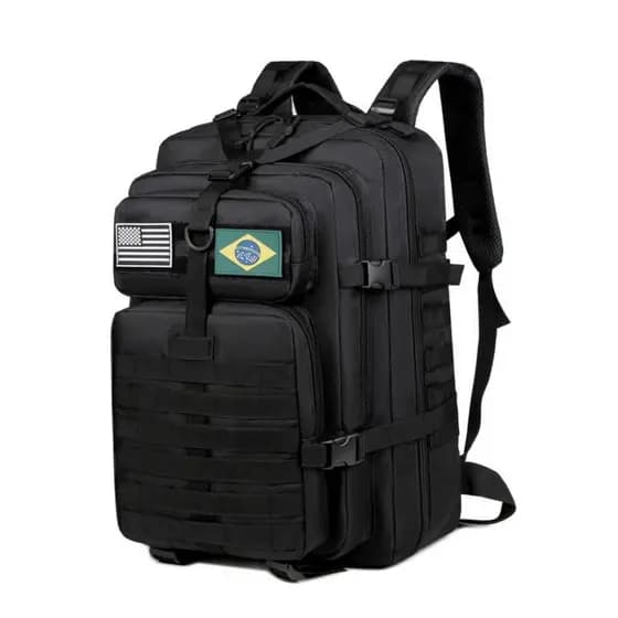 Mochila Tática 50 Litros Reforçada Impermeável Masculina Grande Camping