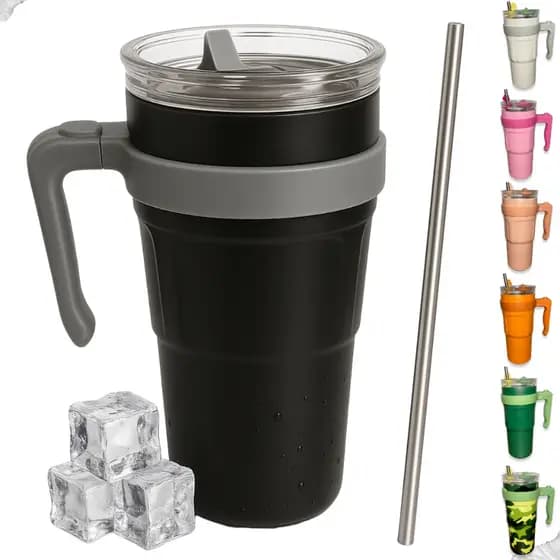 Copo Térmico 750ml Inox Com Tampa Vedada Quente E Frio