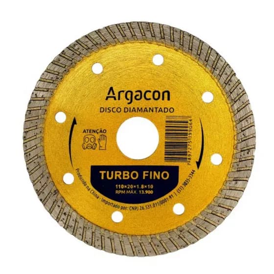 DISCO OURO TURBO FINO 110MM ARGACON