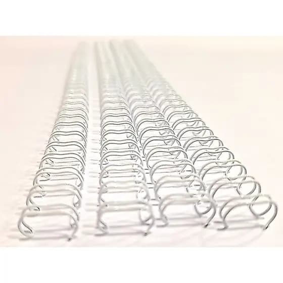 100 Unidades Garra Wire-o Encadernação A4 Passo 3x1 5/16" P/50 folhas