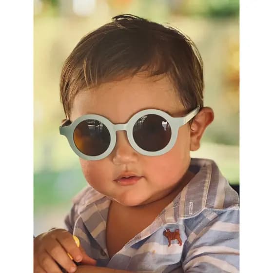 Óculos de Sol Redondo Infantil UV400 KIDS Menina Menino