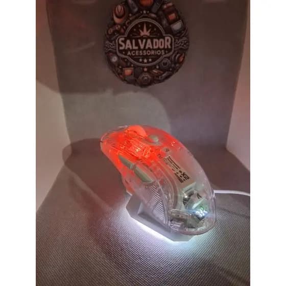 Mouse Gamer Attack Shark X2 PRO Com Dock de Carregamento