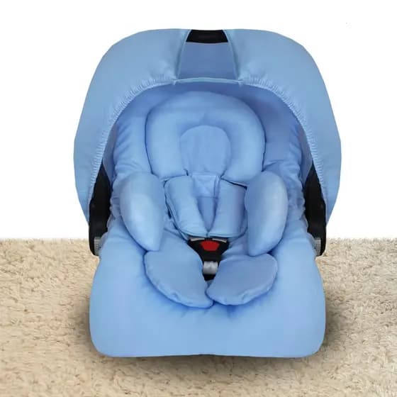 Kit 5 peças Capa bebê Conforto + Capota Protetora+ Protetores de Cinto + Apoio Redutor