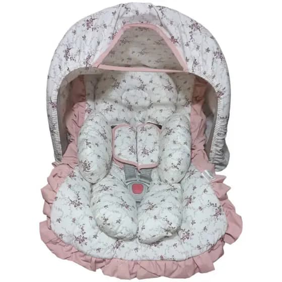 Capa Bebê Conforto Apoio Redutor Capota Protetora Protetores de Cinto Tecido Algodão Estampado