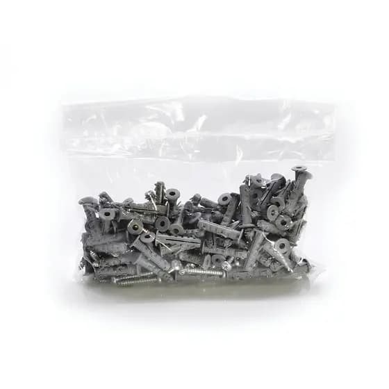 Pacote Parafuso E Bucha Phillips 5mm 100 Peças