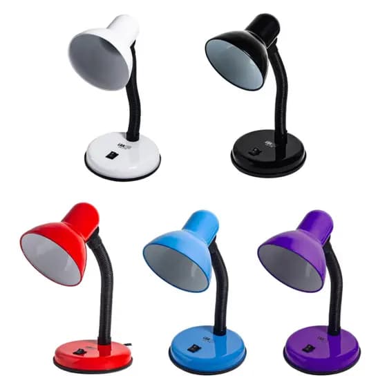 Luminária de Mesa Abajur Articulada Flexível 40 Watts Bivolt Iluminação Quarto Escritório Sala Casa