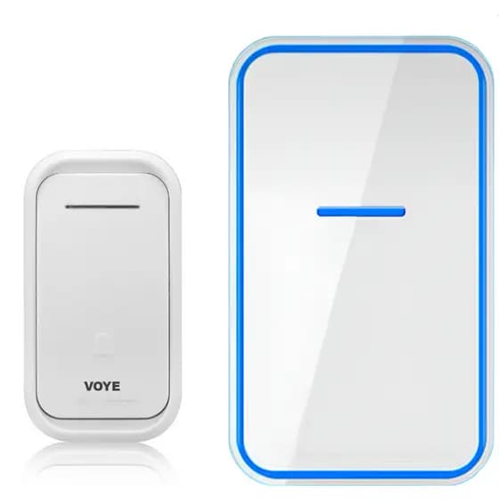 Campainha Sem Fio Residencial Wireless De Longo Alcance Eletrônica Sem Fio Bivolt VOYE