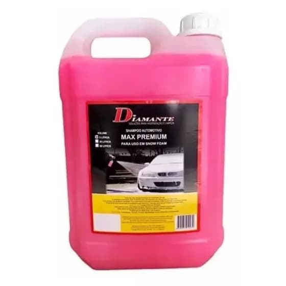 Shampoo Automotivo Para Snow Foam Ph Neutro Diamante Para Lavar De Carros E Motos Caminhão 5 Litros