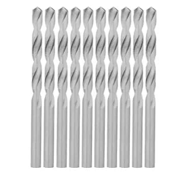 Broca de Aço Rápido Polido Profissional HSS para Metal 4mm