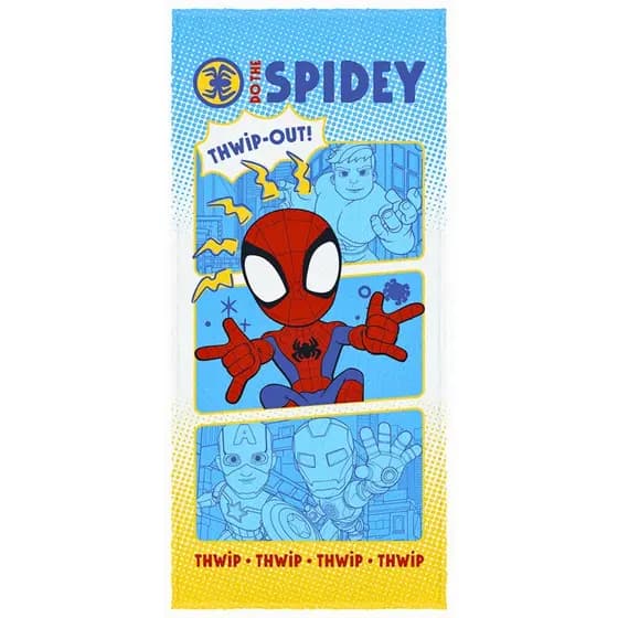 Toalha Felpuda de Banho Estampada Spidey 60 cm x 1,20 m