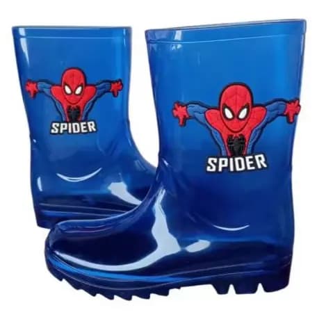 Galocha Infantil Bota Infantil Para Meninos Leve Confortável Aranha Escolar Promoção