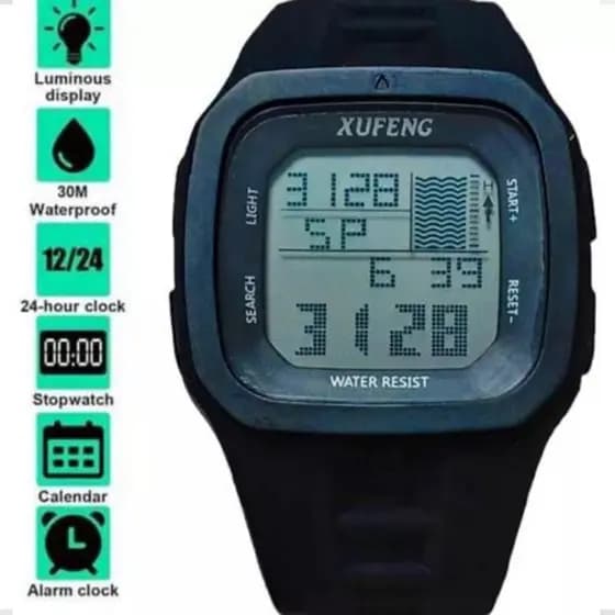 Relógio A Prova Dágua Xufeng SH-797 Esportivo Digital Com Luz Led