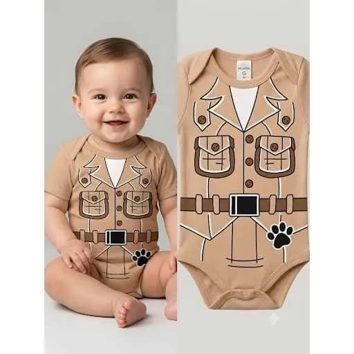 Body Bebe Temáticos 100% Algodão, Body Infantil, Roupa de Bebe, Presente Chá de Bebê Mesversário