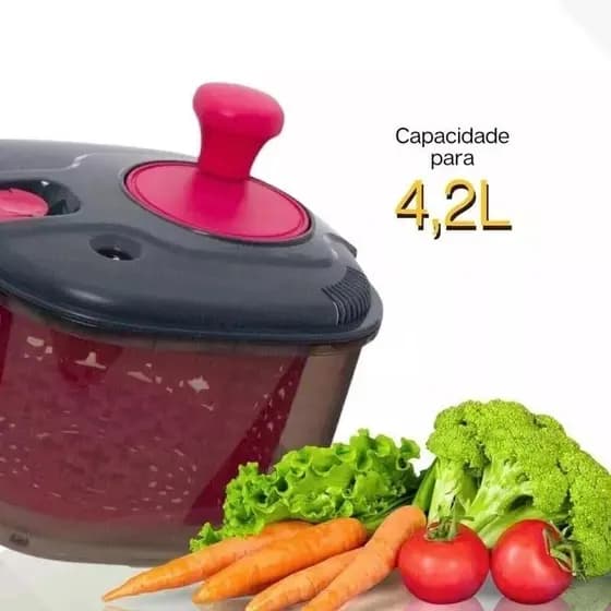 Seca Saladas Centrífuga Colorida Para Folhas e Verduras