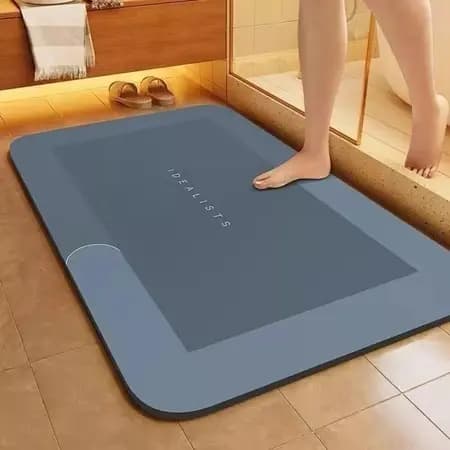 Tapete Banheiro Super Antiderrapante Absorvente de Secagem Rápida Para Banheiro/Cozinha