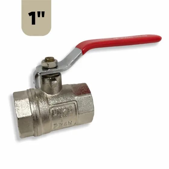 Registro De Esfera Metal 1 Polegada Maxforte Brazhu