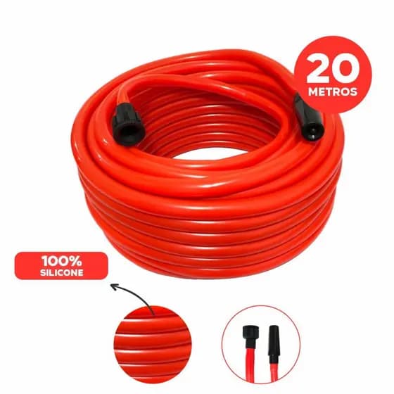 Mangueira De Jardim Especial 100% Silicone Multiflex 20m