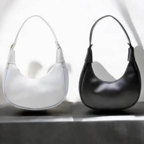 Kit 2 Bolsas Meia Lua Santon Baguete de Ombro Promoção