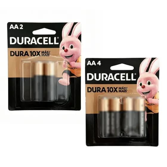 DURACELL Tradicional aa Com 2 Unidades E 4 Unidades