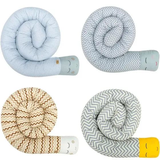 Protetor Minhocão para Berço Cama | Travesseiro para Dormir