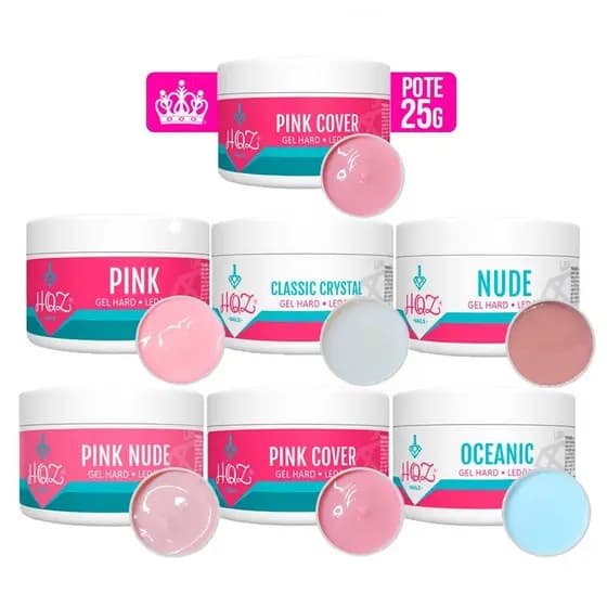 Gel Led Uv Hard Autonivelante e Control HQZ Nails 25g