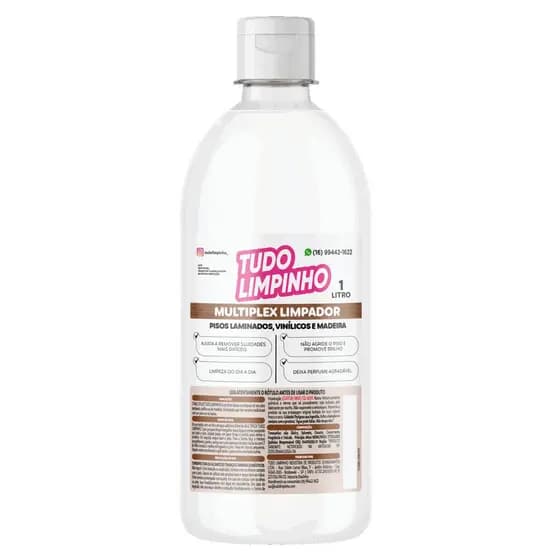 Multiplex Limpador Pisos Laminados Vinílicos Madeira 1l Tudo Limpinho