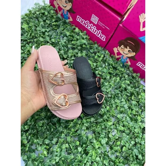 Chinelo Infantil Menina Molekinha Produto á Pronta Entrega