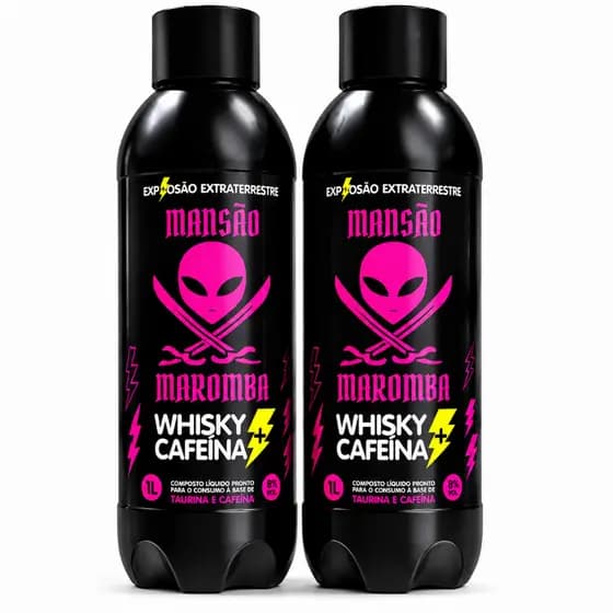 Mansão Maromba Sabor Energético Cafeína 1Litro Pronto Para Beber 2 Unidades