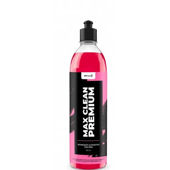 Shampoo Automotivo Max Clean Premium 500ml Automotivo Com Cera Snow Foam Alta Espuma Concentrado Brilho