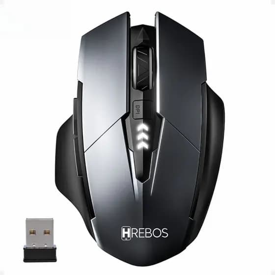 Mouse Gamer Jogos Sem Fio Recarregavel Usb Bluetooth Bt 5.0