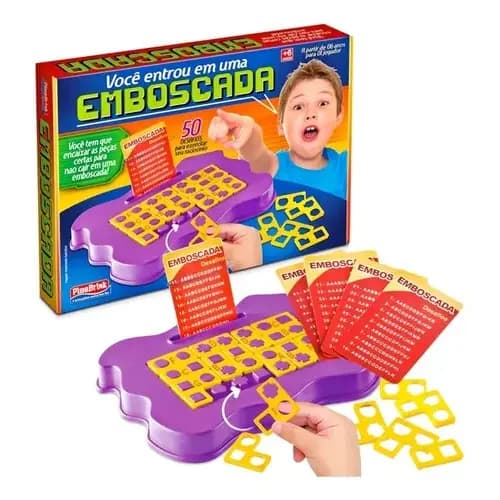 Jogo Emboscada Didático Com 50 Desafios Para o Raciocínio