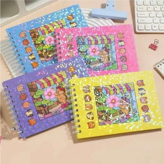 Livro de Colorir 50 Folhas Grossas Caderno de Desenho Pintura Ursinho Livrinho da Moda Ursinh