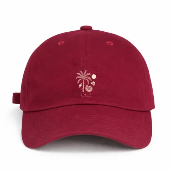Boné Estampado Desenho Tesouros Tropicais Arvores Praia Calor/Verão Sol Chapéu Casual Básico Estilo Premium Ajustável
