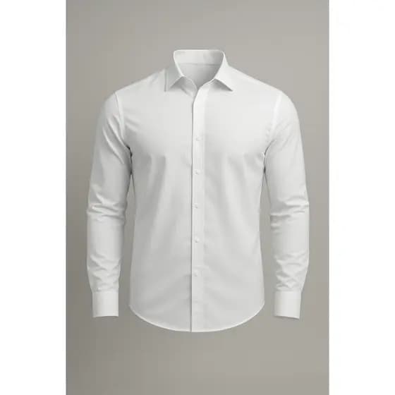Camisa De Botão Masculina Social Slim Fit Tecido Algodão Varias Cores
