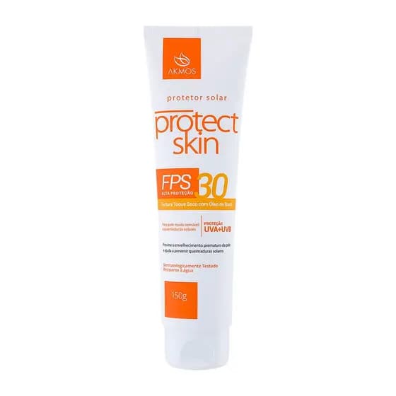 Akmos CremeFps30 Proteção Uva Com Uvb Textura Toque Seco