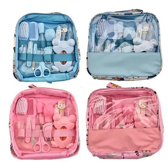 Kit Essencial De Cuidados Com Bebês Para Recém-Nascidos-Conjunto Completo Unha Cabelo e Saúde 13Pcs