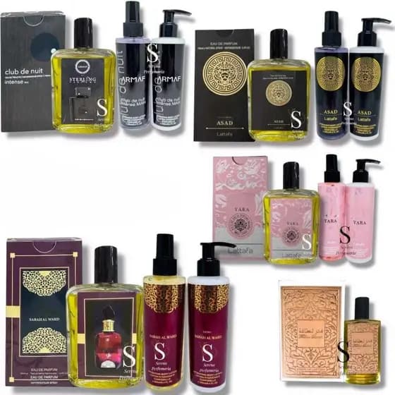 Kit Perfume 100ML/50ML + Hidratante Árabe 230ML OU Kit Bory Splahs + Hidratante ATENÇÃO TEM UNITARIO NO ANÚNCIO Perfume