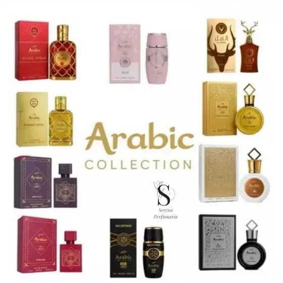 Perfumes Árabes Miniaturas Femininos e Masculinos Arabic Collection 25ml Original