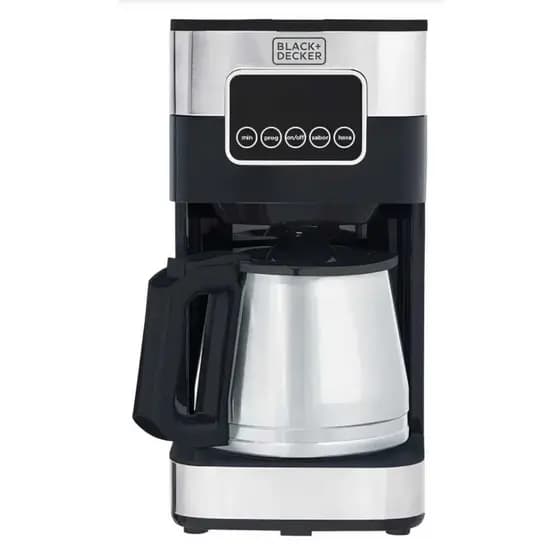 Cafeteira Programável Black+Decker CM350G 1,5L Inox Touchscreen Alta Performance 38 Xícaras