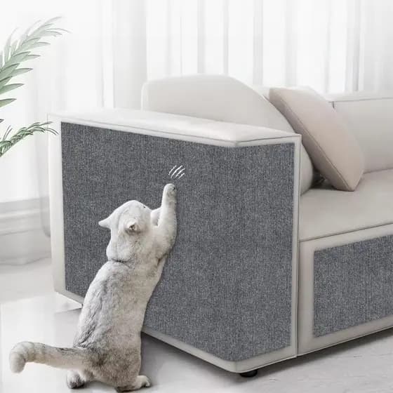 Arranhador Adesivo para Gato Protetor para Sofá e Cama Box - Carpete Premium 100cm 200cm