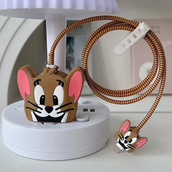 Capa Protetora Para Apple Carregamento Rápido 4 Peças/Conjunto De Cabo USB/Fita De Corda iPhone