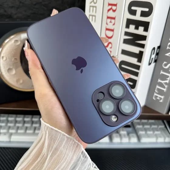 Capa De Vidro Fosco De Alta Qualidade AG À Prova De Choque Para iPhone 15 14 13 12 11 Pro Max 14 15 Plus Traseira