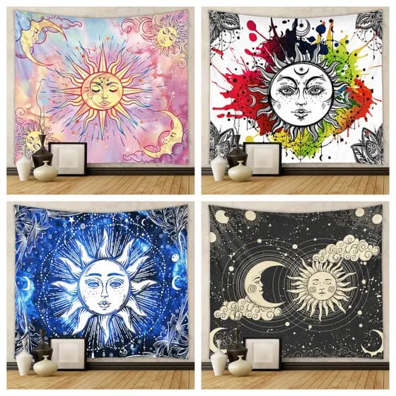 Tapeçaria boêmia para decoração de casa, tapeçaria para decoração de ambientes, tecido de fundo, tapeçaria estilo ins, t