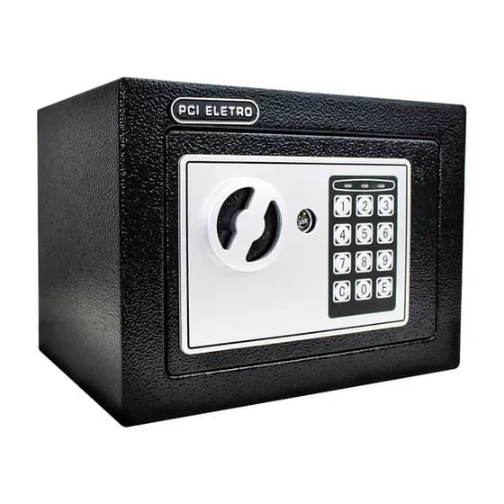 Cofre Eletrônico Digital Chave Senha Travas 13.5mm 3kg Novo