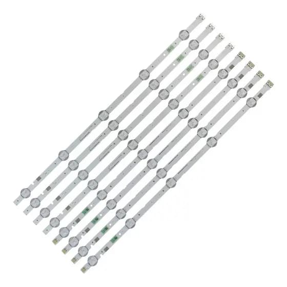 Kit 8 Barras De Led Compatível Com TV Un49j5200 Un49j5200ag
