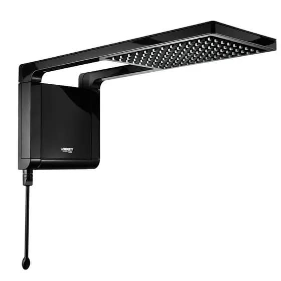 Chuveiro Elétrico Ducha Acqua Storm Ultra Preto 220v 7800w 6800w Lorenzetti