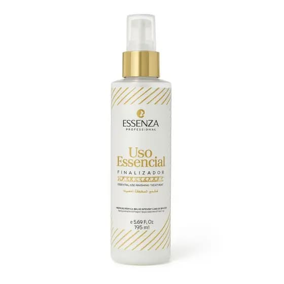 Spray Finalizador Uso Essencial Essenza 200ml - Termo Proteção Capilar Anti-Frizz